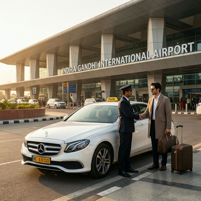 Professional Taxi Driver at IGI Airport Delhi