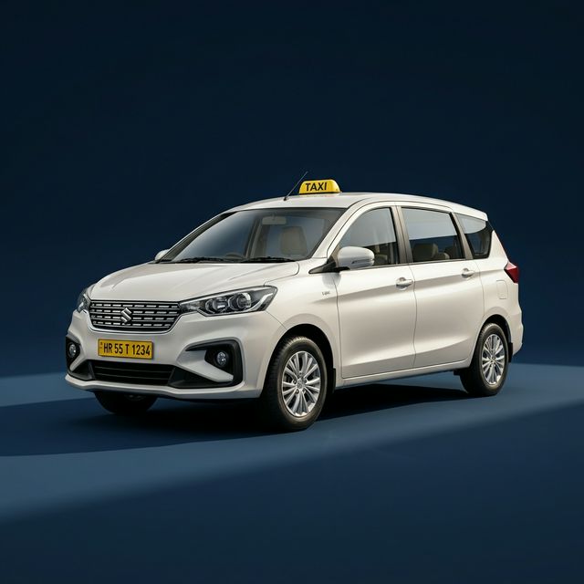 Standard white MUV taxi